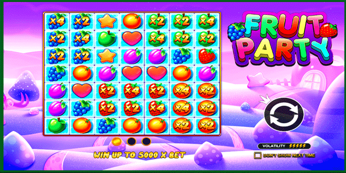 Dunia Buah Ceria Menghadirkan Kemenangan Slot Fruit Party Penuh Warna